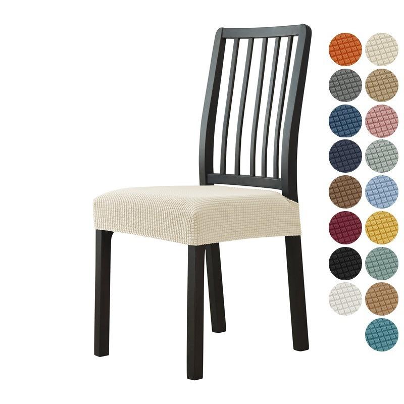 

Эластичный чехол для стула для домашнего ресторана отеля, обеденного стула, чехол для стула из кукурузного флиса 40CM бежевый