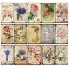 Flower Vintage Shabby Metal Tin Sign Artistic Tin Painting Indoor Home Living Room Decor Pin Up Man Cave Wall Sticker Tin Pla