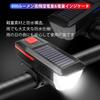 Road Bike Waterproof Made In Design Solar-Powered Light, Headlamp, Bright, Lightweight, Compact, Japan, No-Flap [Blue][Red]