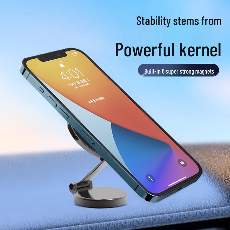 Magnetický držák telefonu na palubní desku auta s 360° rotací, kompatibilní s Magsafe.