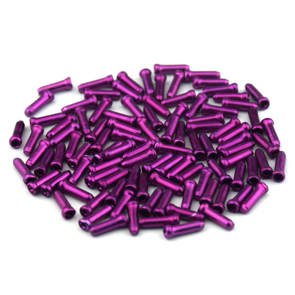 50 Pcs/lot MTB Bicycle Brake Shifter Inner Cable Tips Crimps Aluminum Alloy Cycling Parts Bike Derailleur Shift Cables End Caps