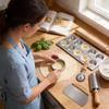 Italian Pasta And Dumpling Making Set With Wooden Tools For Home Kitchen Cooking