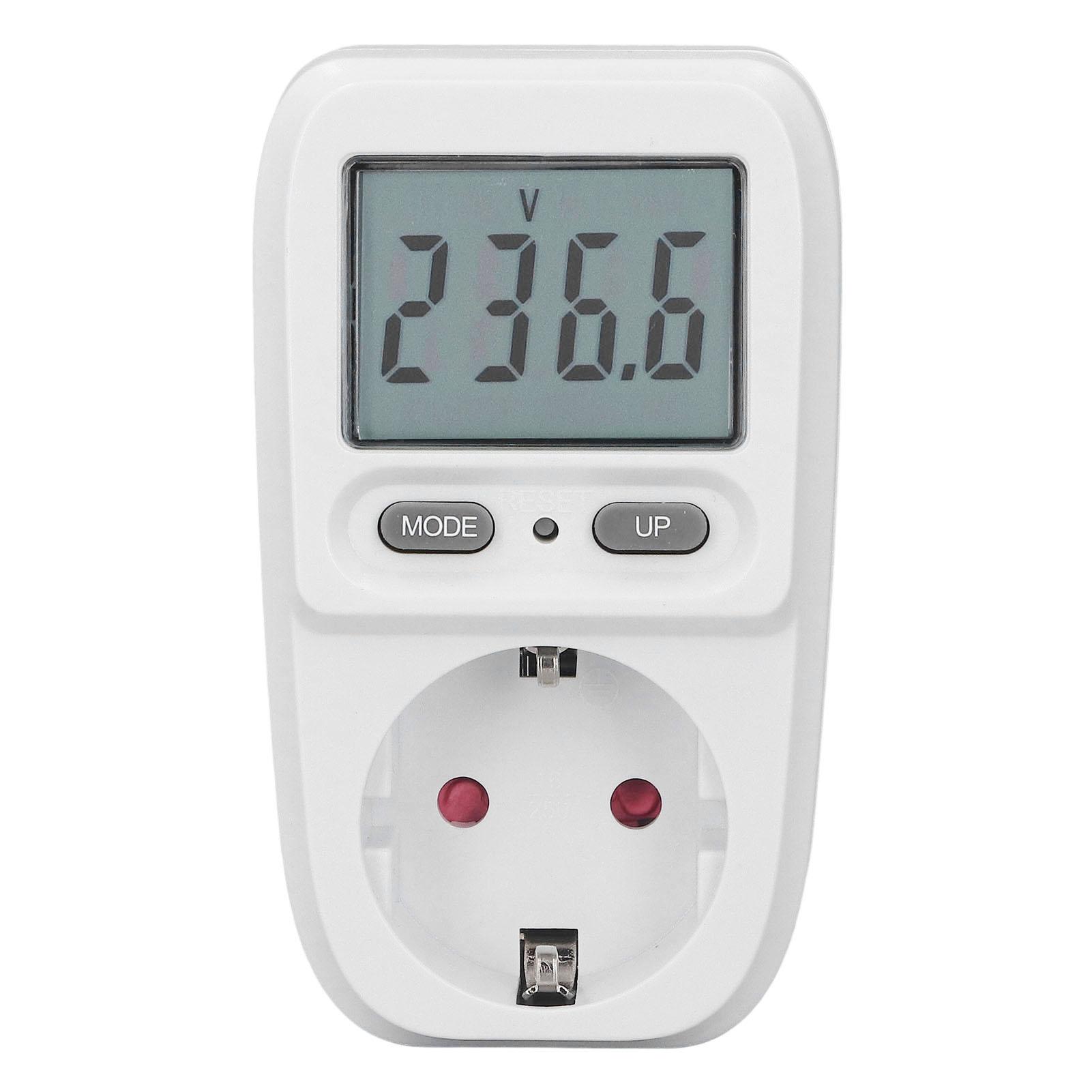 

Розумна розетка з цифровим вольтметром, тестером напруги, монітором, вольтметром, вилка DE 230 В для дому