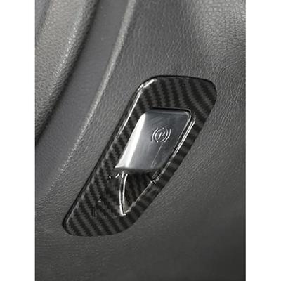 For Mercedes Benz C E GLC Class W205 W213 X253 2016 2017 2018 Car Accessories ABS Carbon Texture Handbrake Button Cover Trim