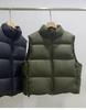 Women's White Duck Down Sleeveless Stand Collar Vest - Korean Style, Versatile, Warm and Thickened for Autumn and Winter.