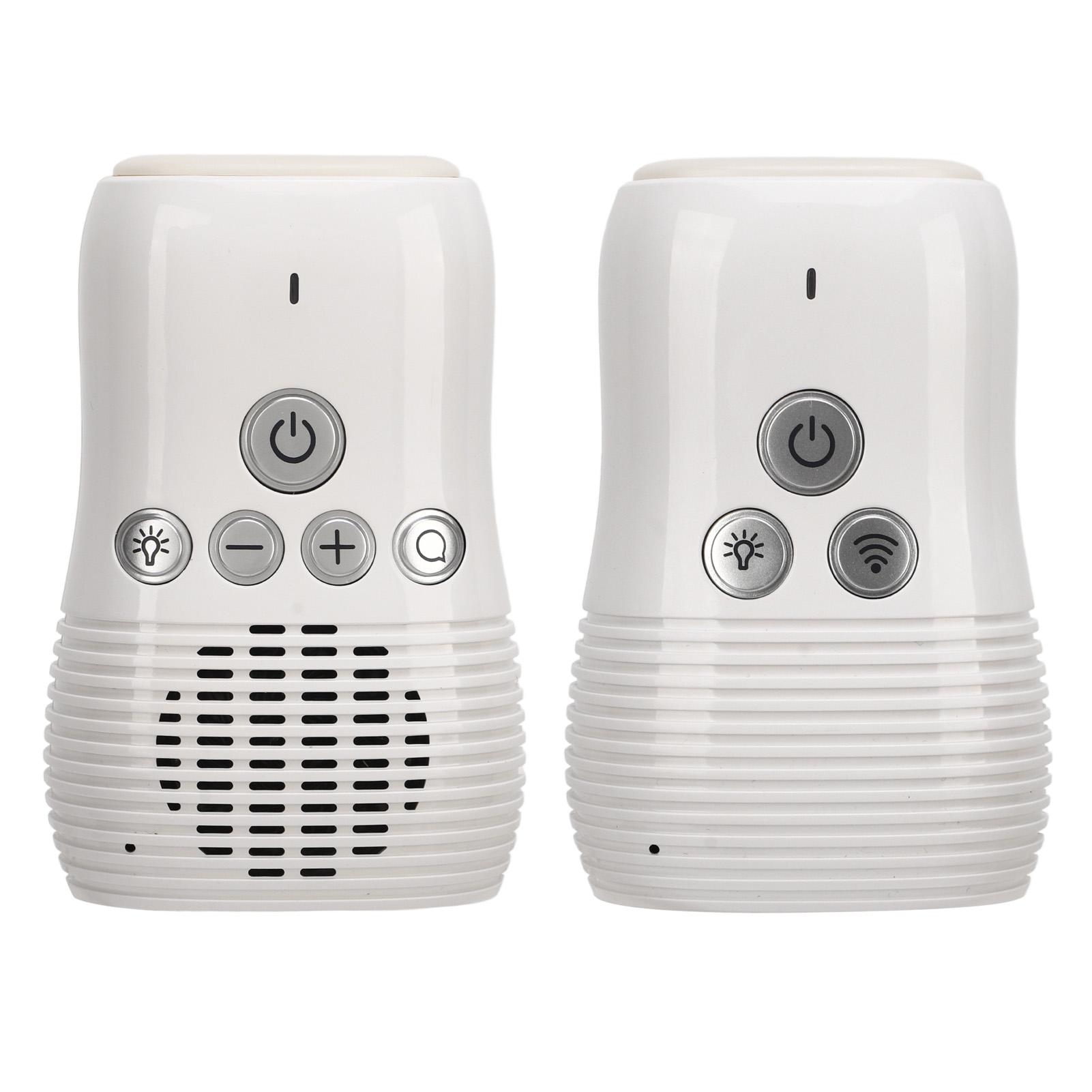 

Беспроводная аудионяня 2,4 ГГц, двусторонняя связь, монитор для ухода за ребенком с ночным освещением, 100‑240 В белый