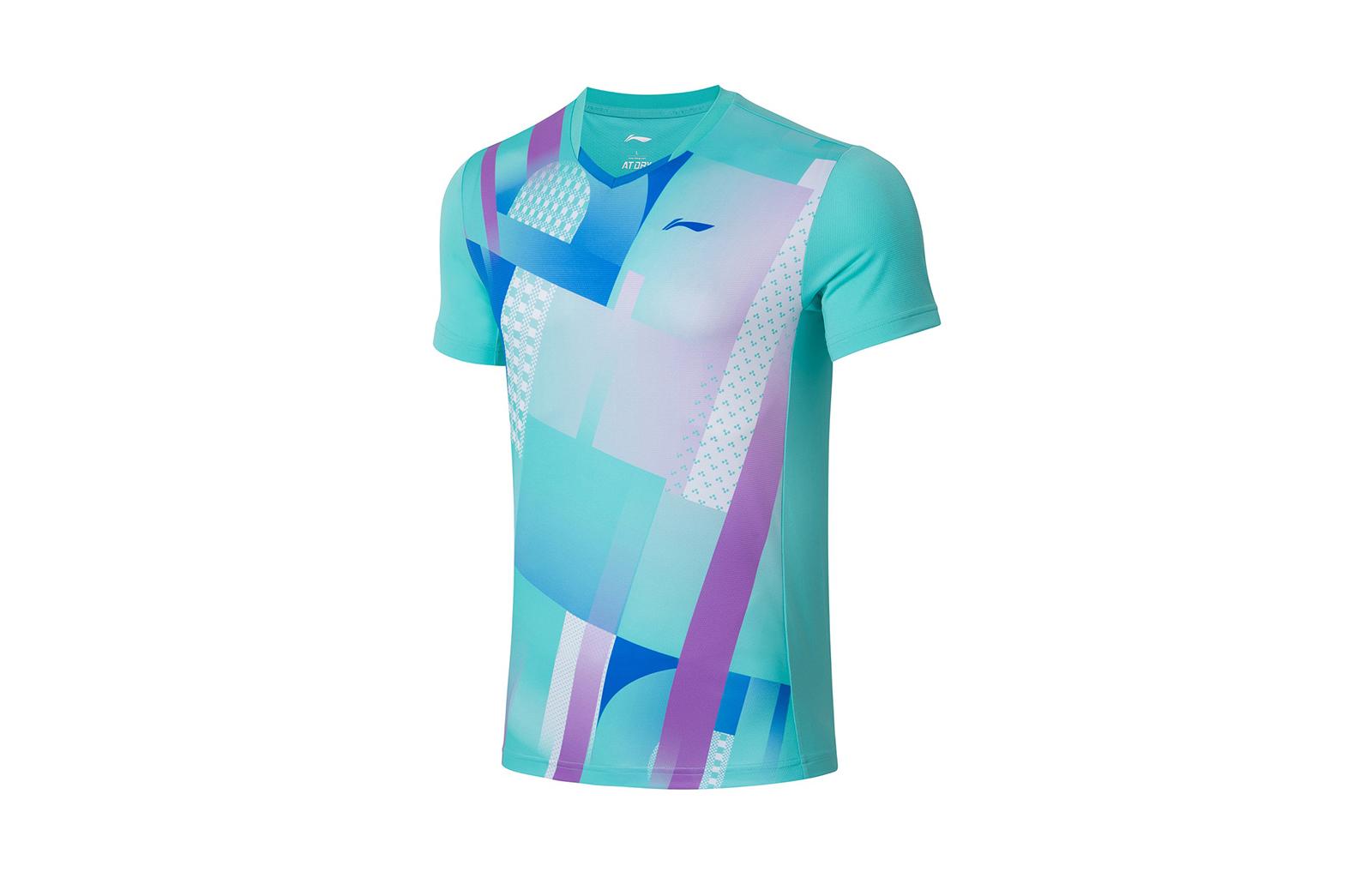 Li Ning Badminton Collection T Shirt Men s Neon Jade Green AAYS063-3 XXL