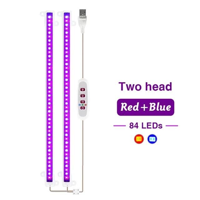 LED Full Spectrum Phyto Lamp USB 5V Grow Light Bar 30cm/50cm 1T 2T 3T 4T Plants Flowers Led Greenhouse Cultivo Hydroponic