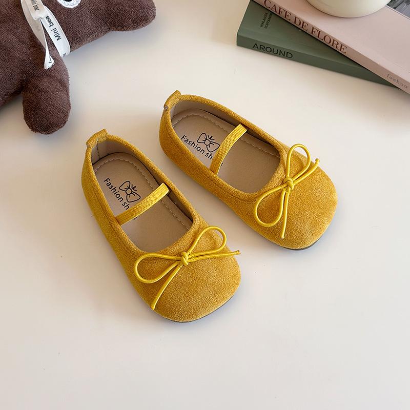 

Girls New Style Shoes - Soft-soled Baby Shoes, Cloth Shoes, Single Shoes 25 жовтий