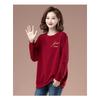Autumn Winter New Sweatshirts Women Loose Thin Middle-aged Mothers Foreign Korean Casual Tops