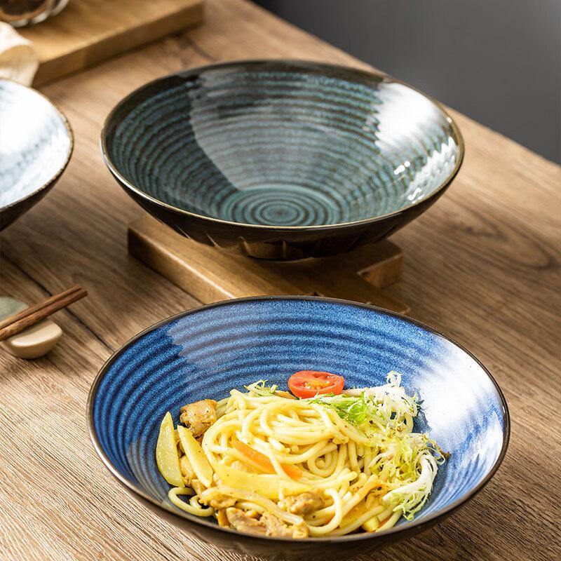 Abay Japanese Style Retro Ceramic Ramen Bowl