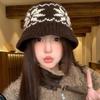 Warm Jacquard Pattern Beanies Printed Printing Knit Cap Snowflake Jacquard Knitted Hat  Girls