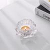 2Pcs Elegant Chinese Transparent Candlestick Ins Simple Candles Stand  Party Decoration