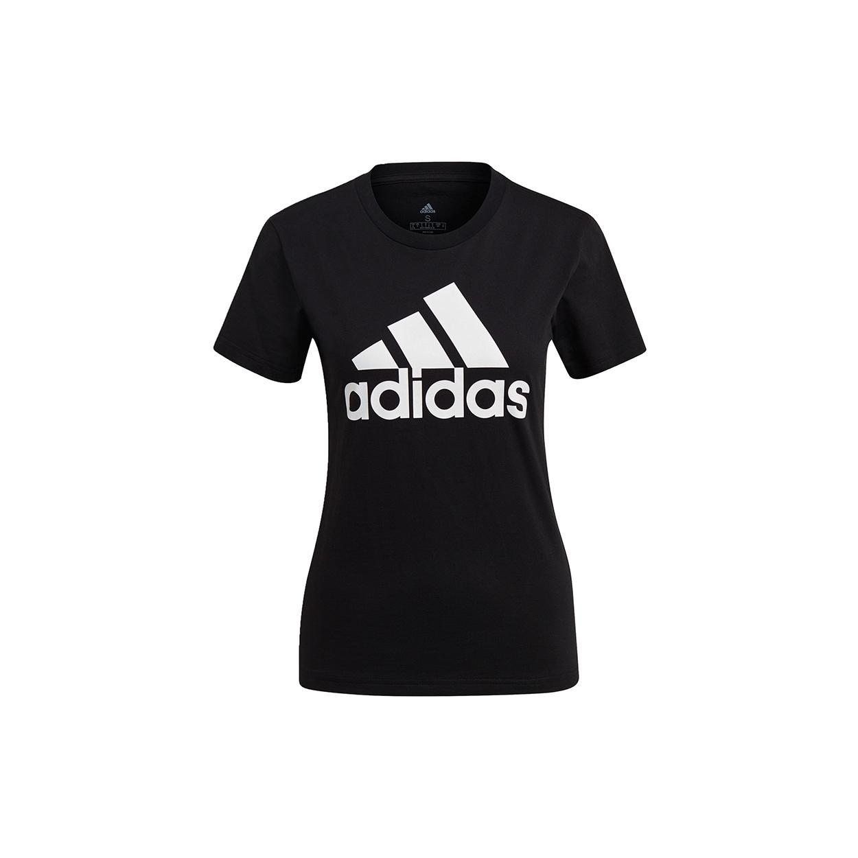 (WMNS) adidas W Bl T Sports Stylish Logo Printing Short Sleeve Black T-Shirt Women s GL0722 XXL