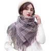 Women's Imitation Cashmere Scarf - Autumn/Winter British Plaid, Thick, Warm, Fashionable Shawl