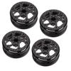 4PCS 2.2 Inch Carbon Fiber RC Wheels Rims High Strength Lightweight RC Crawler Wheel Hub for 1 10 RC Crawler Car