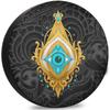 Mystic Evil Eye Spare Tire Cover Polyester Weatherproof Universal Wheel Protector for SUV RV Trailer