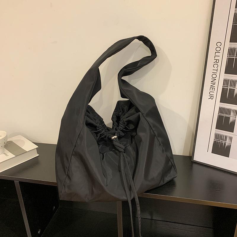 Casual Drawstring Shoulder Bags For Women Large Capacity Handbag Sport Gym Bag Shopping Bag Gilr Hobo Bag Bolsa Feminina