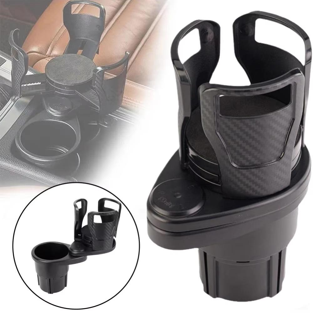 Adjustable Car Cup Holder Expander 360 Rotating Drink Holder Adapter Dual Cup Holder  Auto Car