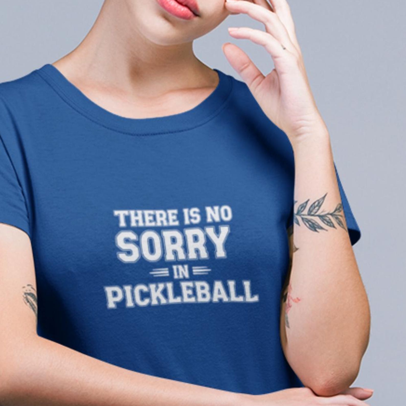 There Is No Sorry in Pickleball Tee | Pickleball Shirt for Women M