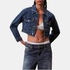 Calvin Klein Short Casual Comfortable Simple Long Sleeve Denim Jacket Women jackets 47D807G-RD8
