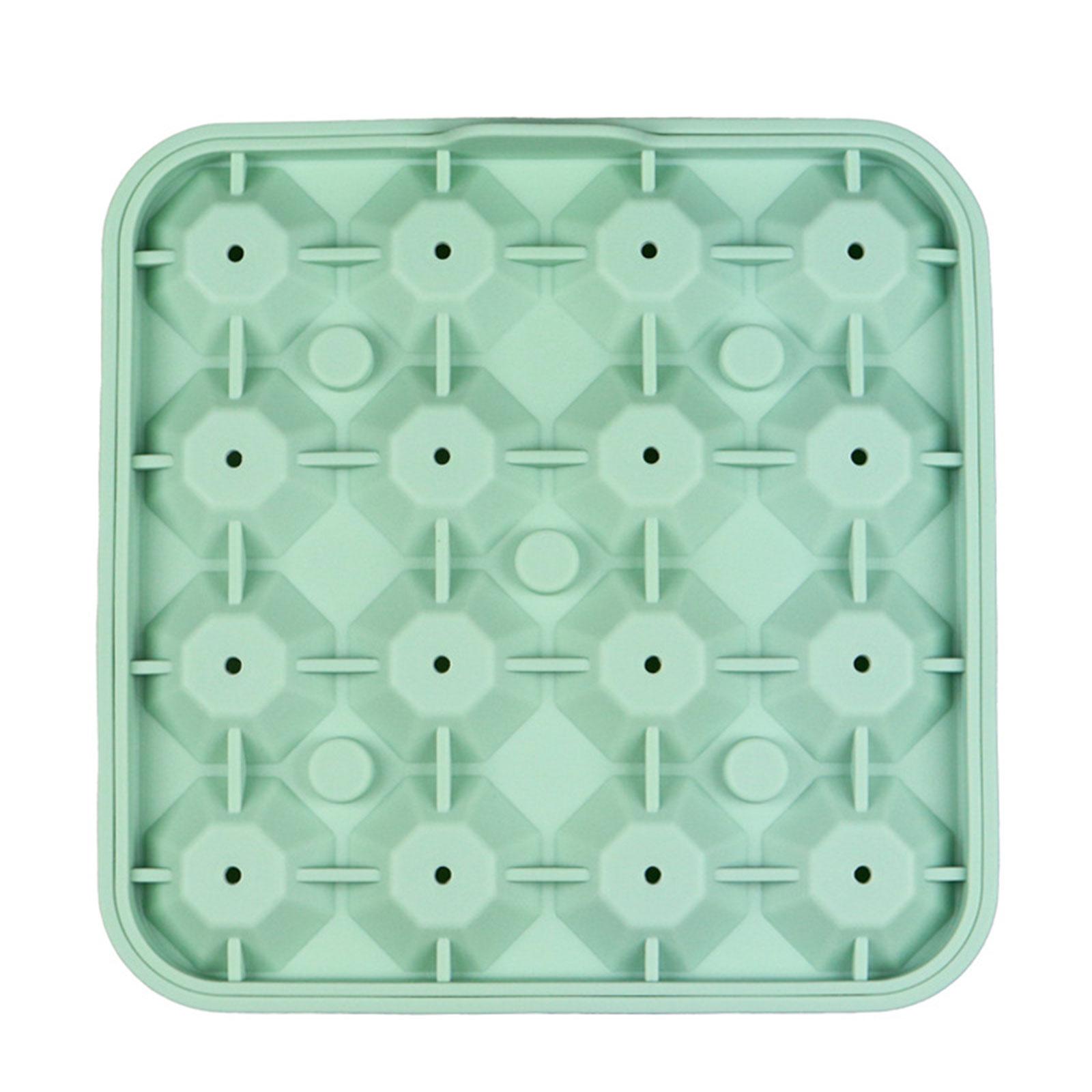 

16 слотов Форма для кубиков льда Многофункциональные силиконовые формы Машина для приготовления кубиков льда в форме ромба Форма для кубиков льда Формы для кубиков льда своими руками зелёный