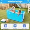 Bymaocar Foldable Independent Thick Plastic Bathtub, RV Bathroom Blue Large-size Bathtub for Steam Baths & Children's Swimming