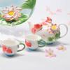 1 Pot 2 Cups Goldfish Relief Tea Set Chinese Lotus Teapot Household Tea Cup Guest Specific Kung Fu Tea Set Teaset Accessories