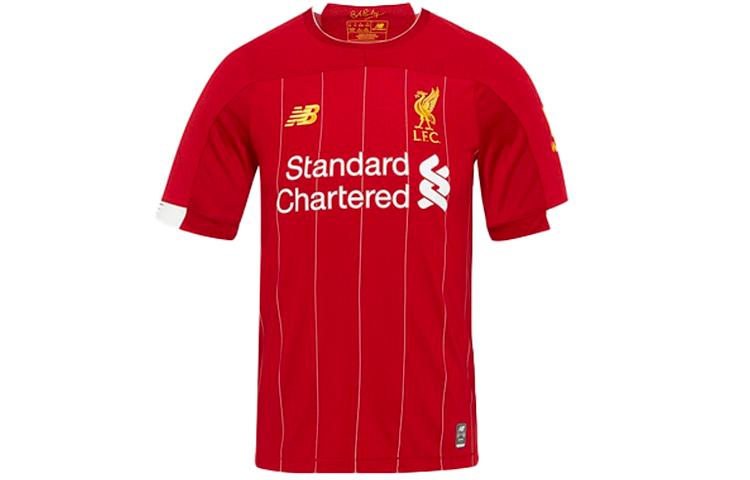 

New Balance LFC T Shirts Men s Red Crew Neck Moderate Straight Fit MT930000 S