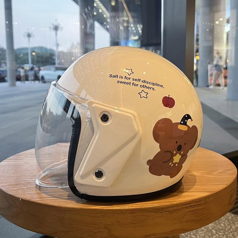 3C Certified Cartoon Helmet: All-Season, Windproof, Universal Safety Gear for Men & Women One Size