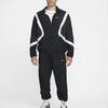 Nike Icon Retro Sports Stand Collar Zipper Design Color Block Logo Print Long Sleeve Jacket Men jackets Black White FZ0248-010