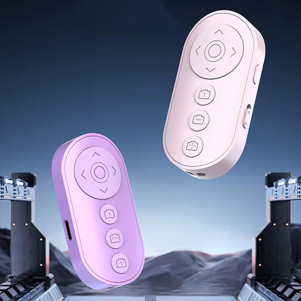 9 Buttons Remote Controller Rechargeable Bluetooth Smart Remote Selfie Stick Camera Controller For Tiktok Page Turning Vlogging