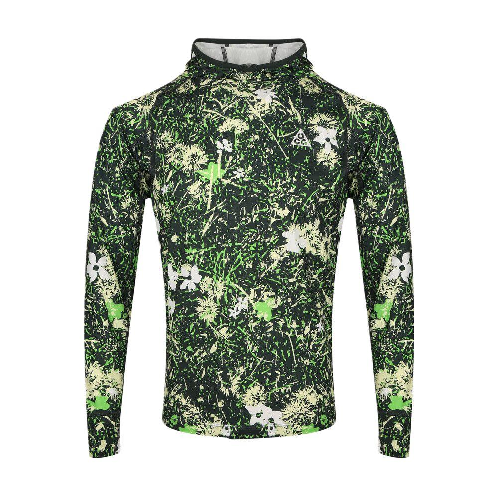 Nike Sports Full Print Casual Pullover Long Sleeve Kids tops IH0881-307 L