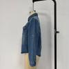 Women's Loose Casual Denim Shirt - European and American Style
