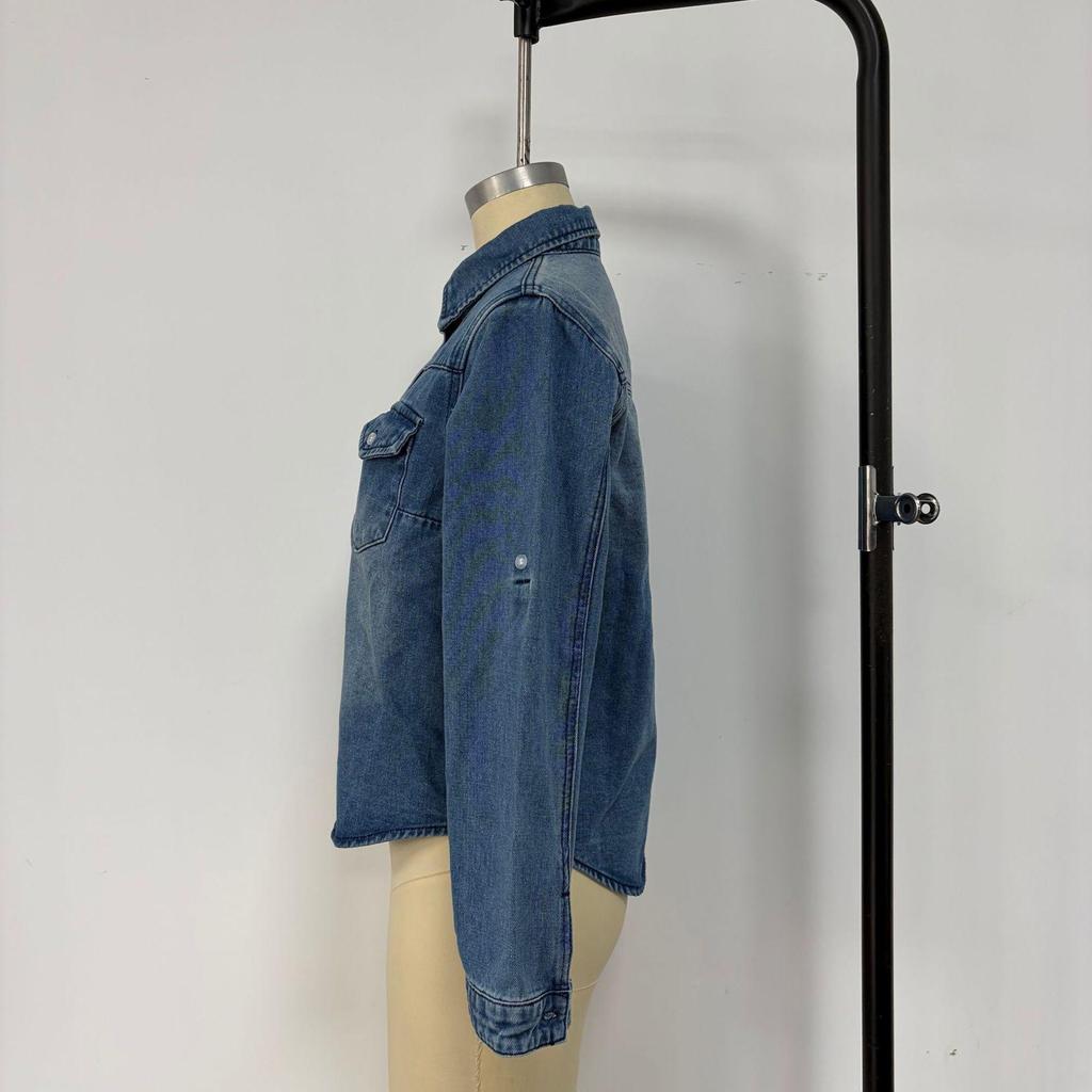 Women's Loose Casual Denim Shirt - European and American Style
