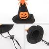 Spider Cat Collar Hat Set Pumpkin Pet Halloween Supplies Fuuny Halloween Cat Costume  Small Dog