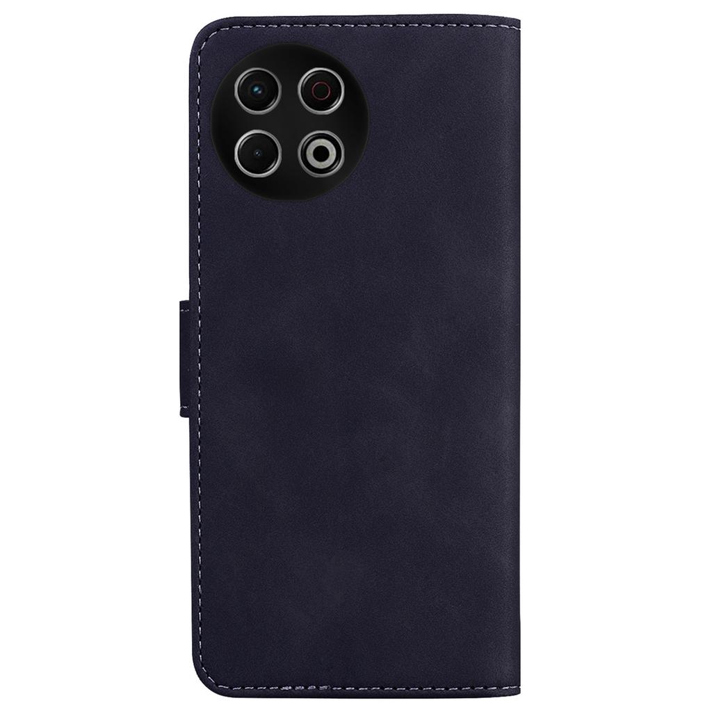 Etui dla TECNO Spark 30 Pro 4G, Jednokolorowe skórzane etui portfelowe na telefon