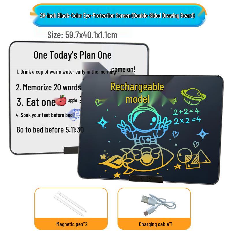 

28 РК-планшет для письма без рамок: Двосторонній, Надвеликий, Портативний Офісний та Малювальний Планшет