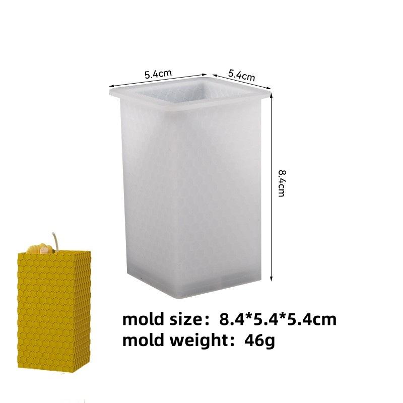 DIY Beehive Silicone Candle Molds 3D Honeycomb Aroma Plaster Soap Cake Baking Mold Plaster Resin Baking Mould Home Art Decor