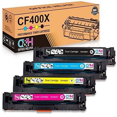 OFFICE HELPER 201A 201X CF400X CF401X CF402X CF403X CF400A CF401A CF402A CF403A Kompatybilne wkłady tonerowe z HP Color Laserj