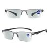 Smart Automatic Zoom Reading Glasses Anti Blue Ray Eyeglasses Autofocus Power Half-Rim Near Far Computer Glasses