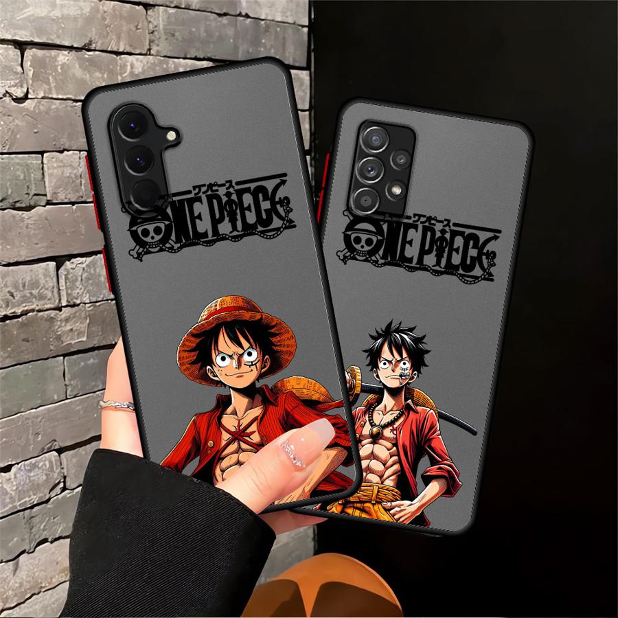 Anime One Piece Luffy Cool Case for Samsung Galaxy A73 A33 A34 A36 A52S A72 A16 A15 A53 A17 A52 A54 A14 A23 A56 A55 A35 Phone