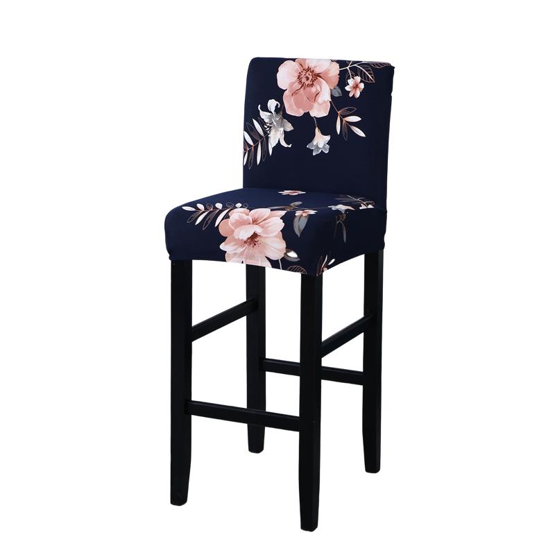 Stretch Bar Stool Covers Stretch Bar Stool Chair Covers, Counter Height Chairs Covers for Kitchen Dining Room Cafe Furniture