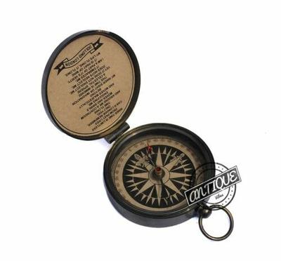 Vintage Brass Compass Navigation Ship Navy Aeronautic Vintage Camping Compa