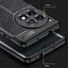For OnePlus Ace 3 5G/12R 5G Case Litchi Texture Anti-fingerprint TPU Phone Protective Cover
