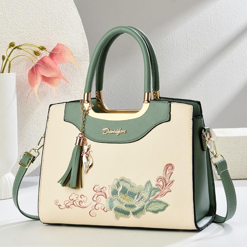 Mom gift with cheongsam Chinese national style embroidered bag new atmospheric women's bag crossbody bag mother-in-law handbag women