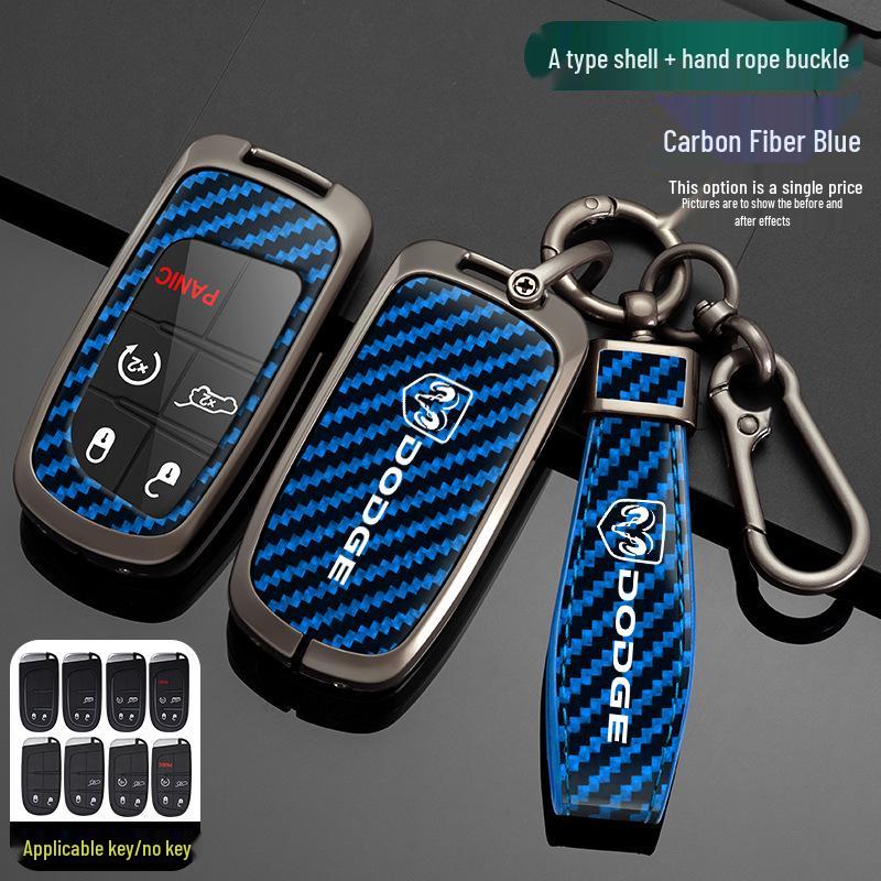 Dodge Journey Challenger RMA Ram Full-Cover Metal Key Case for Men
