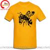 Funny Design Bee With Gasmask Sred Doublet Unisex Fashion Trendy Casual Clothing Stylish Tops Tee Shirt Leisure Tshirt Unisexs