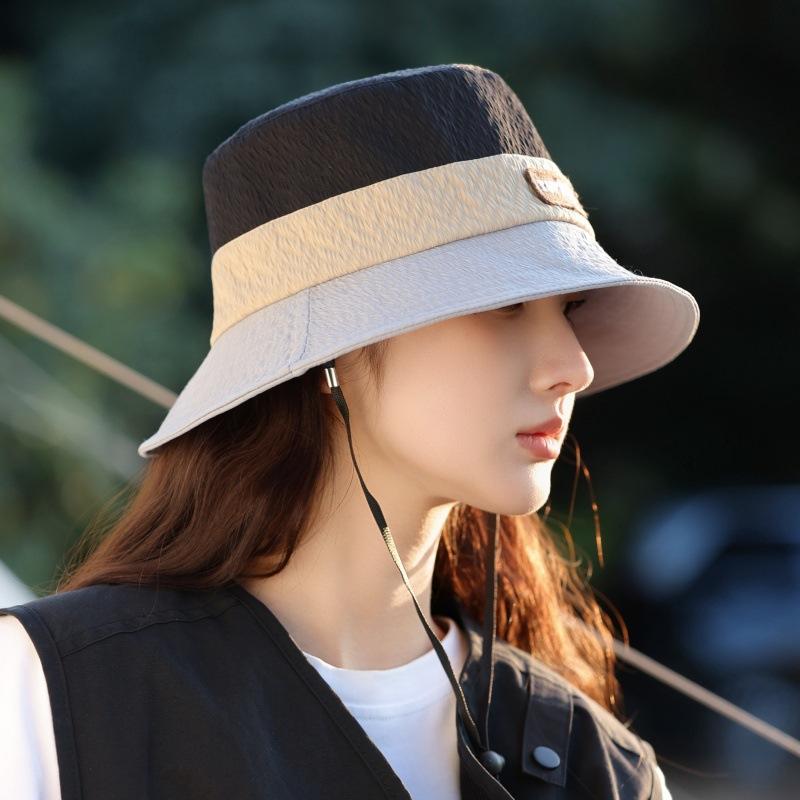 Women'S Bucket Hat Uv Protection Outdoor Quick-Drying Mountaineering Hat Ins Versatile Washbasin Hat