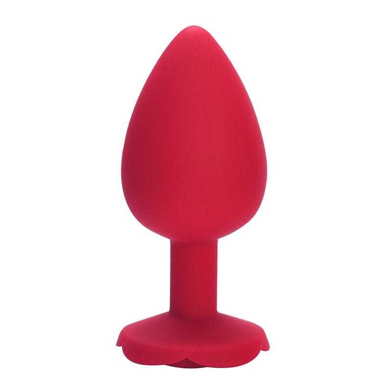 Soft Silicone Rose Flower Anal Plug Set 3 Sizes Beginner To Expert Butt Plug Anus Trainer for Couples Women Men Adult Sex Toys